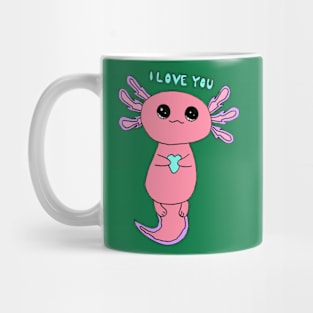 Pink Axolotl Mug